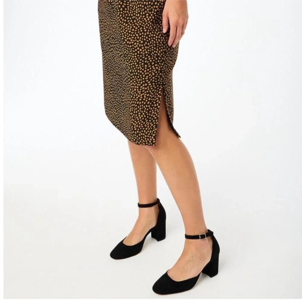 J. Crew polka dot pull on skirt sz xs